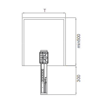 Ralphie top-install soft closing wire clothes rack