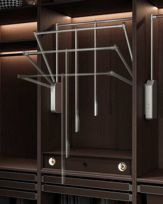 Hera series soft close liftable hanger