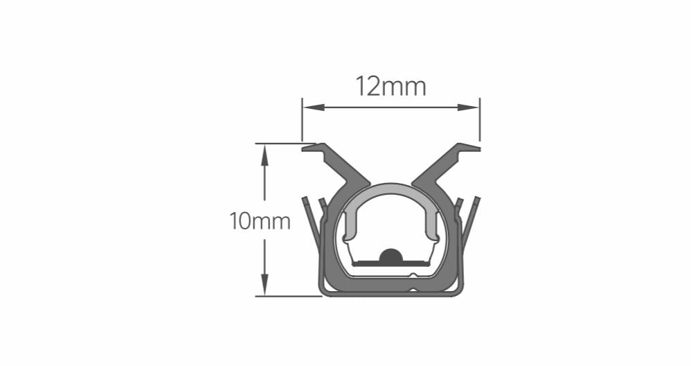 Nova series built in light bar (direct lighting)