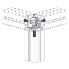 Skirting And Concealed Handle - Corner and connector