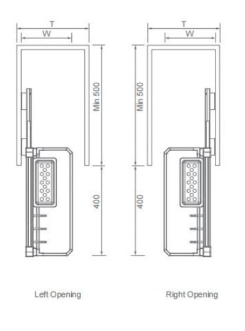Amethyst Series Side Mount Basket Under Sink
