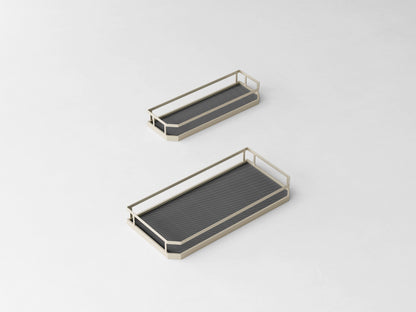 Champagne rose pantry roll out 6 tiers