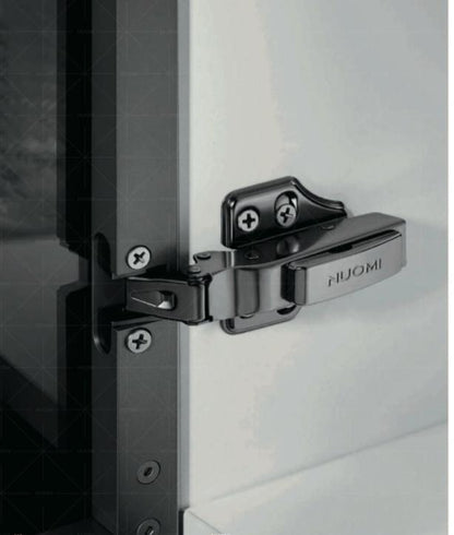 Hinge - Fixed mounted hinge for narrow aluminum frame