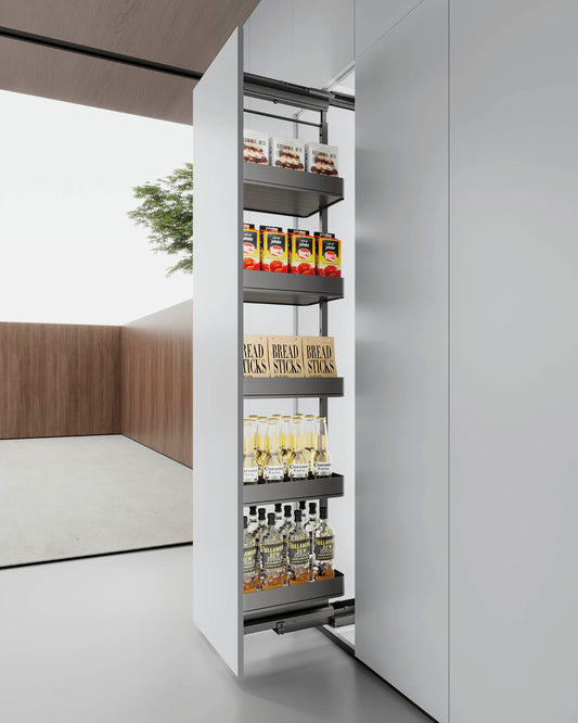 Lambo series soft close rotating tall unit