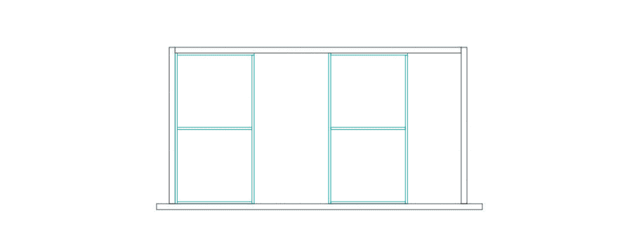 Drawer Box Separator 2 high height