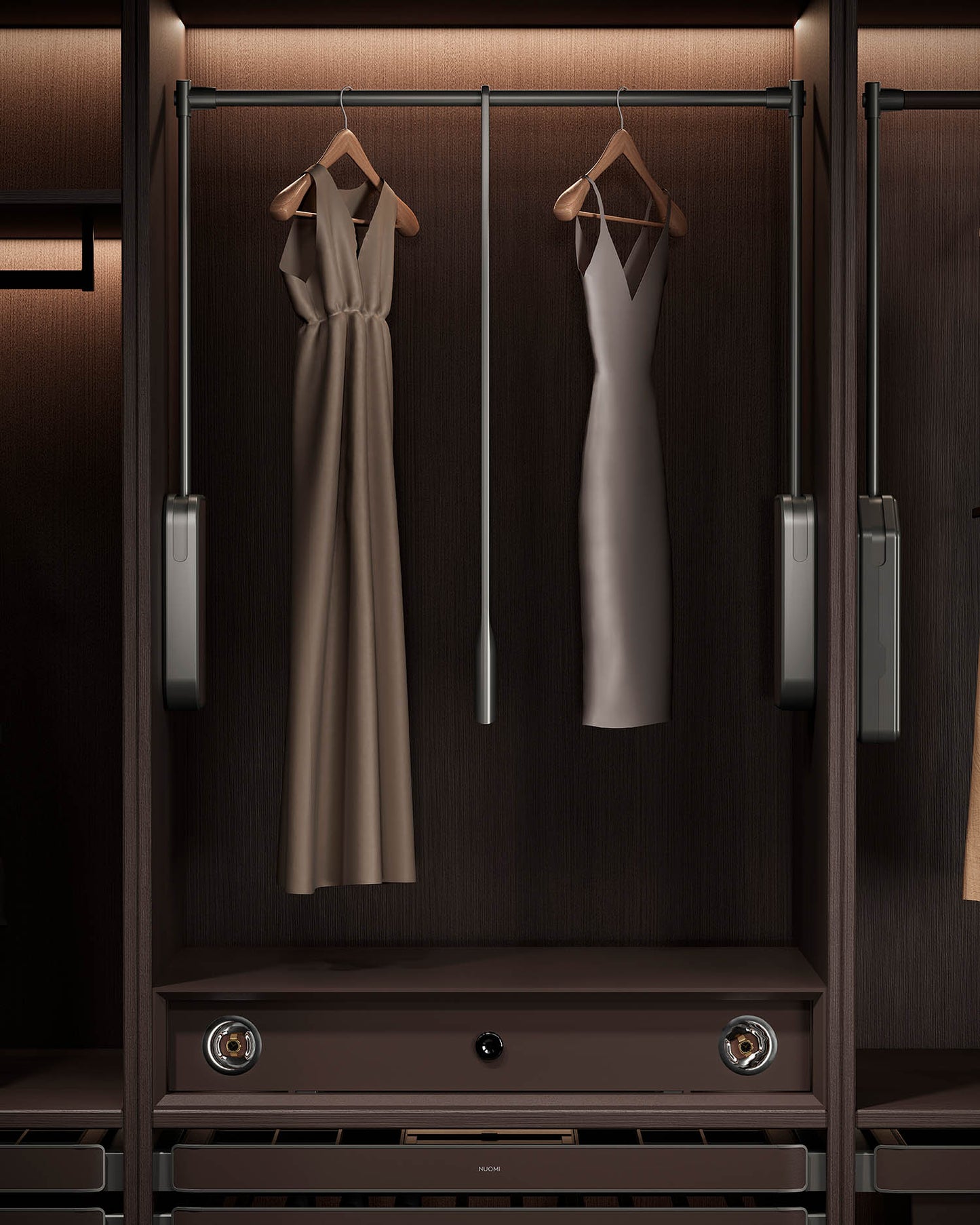 Hera series soft close liftable hanger