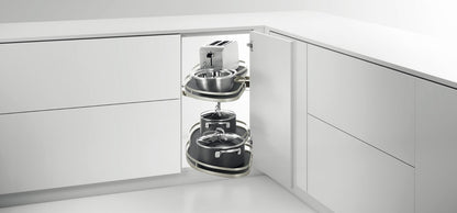 Champagne rose revolving saucer left and right opening