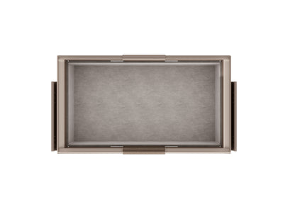 Violet soft close velvet basket