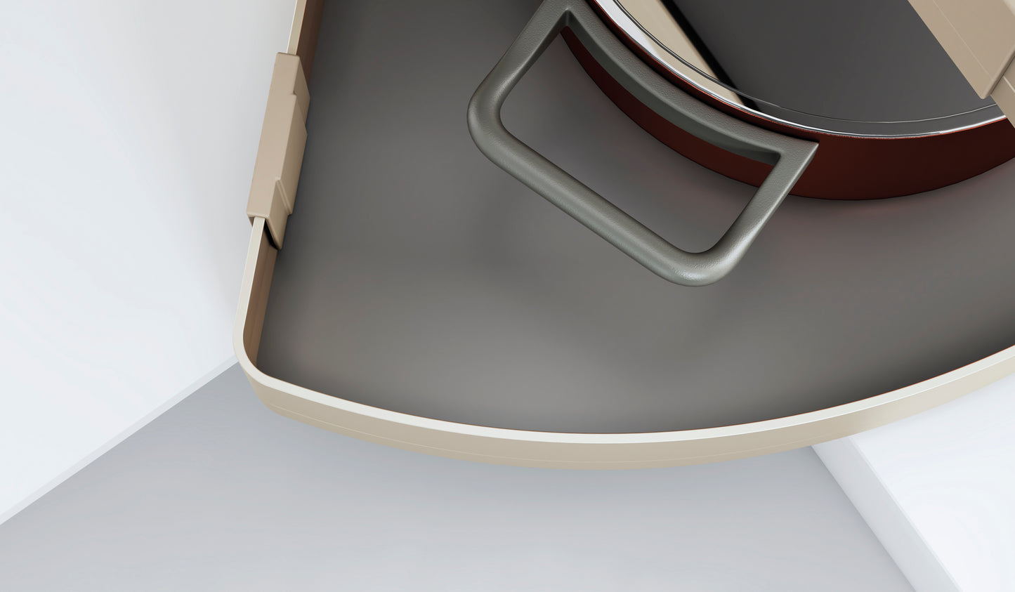 Encanto 270 degrees turntable shelf