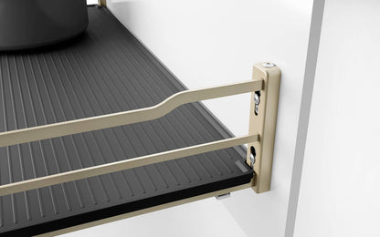 Champagne rose three side flat wire basket