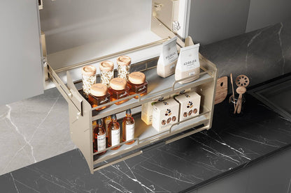 Champagne rose double layer lifting unit