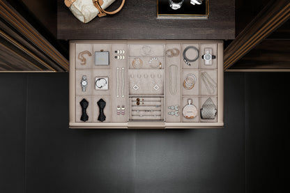 Violet soft closing decorations shelf