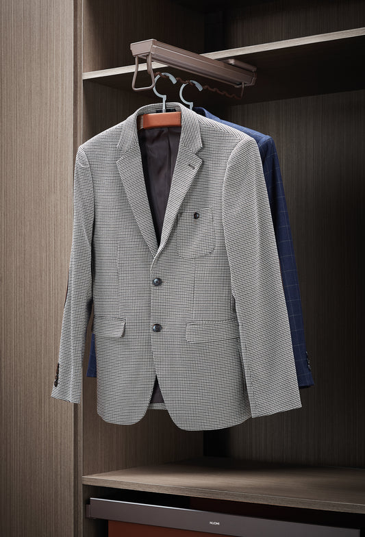 Ralphie top-install soft closing wire clothes rack