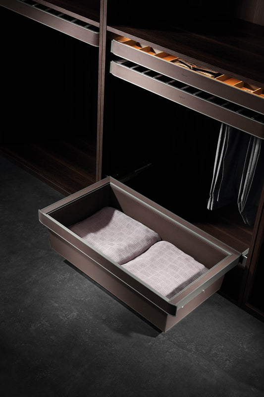 Hera series soft close leather basket