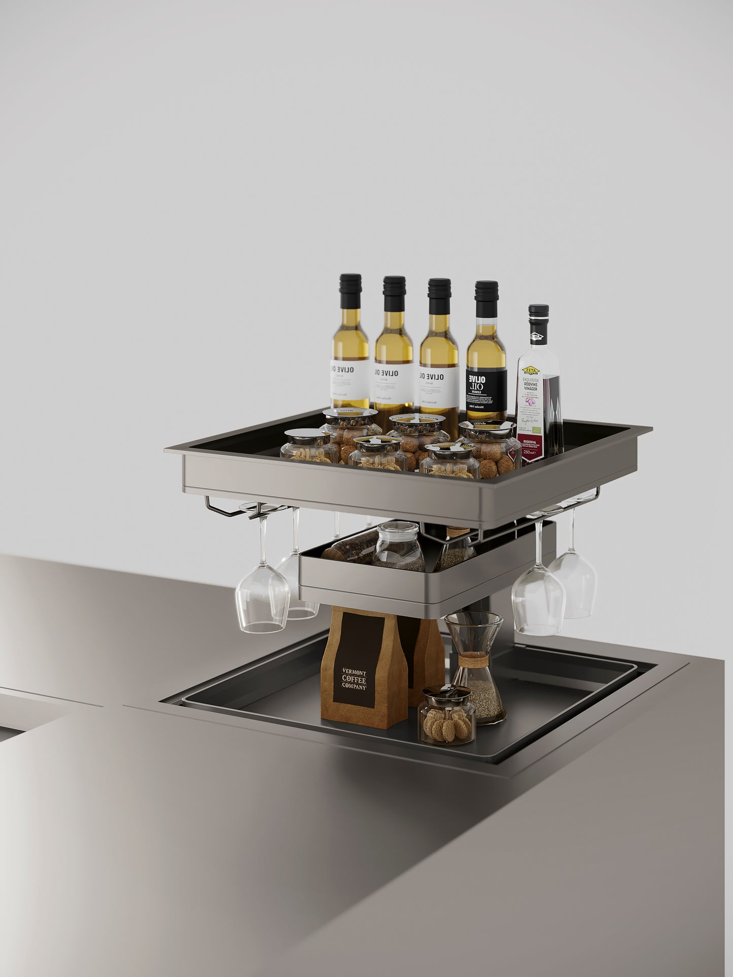 Encanto electric lifting base cabinet