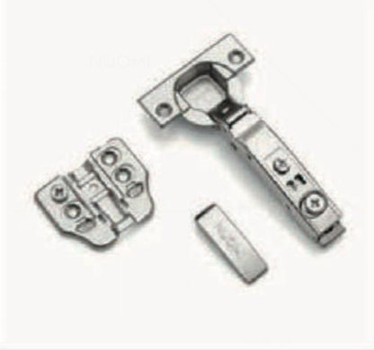 Hinge - 3D adjustment zero angle three section force buffering hinge fast mounted