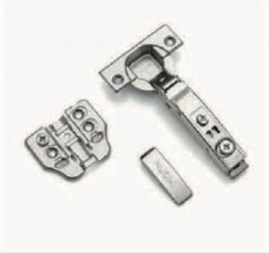 Hinge - 3D adjustment zero angle three section force buffering hinge fast mounted