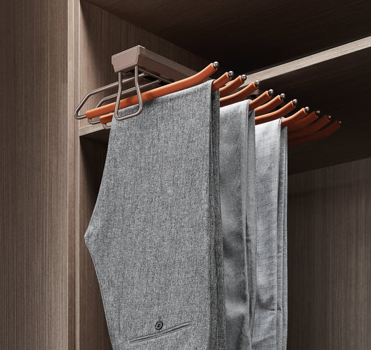 Ralphie top-install soft closing trousers rack