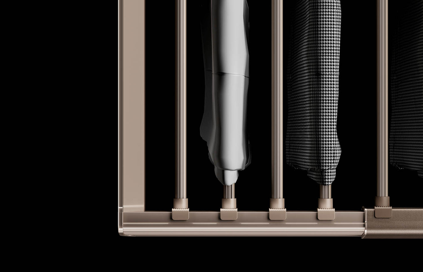 Violet pro series soft close trousers rack