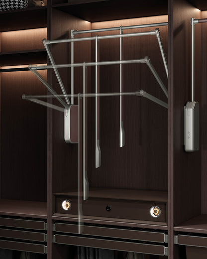Hera series soft close liftable hanger