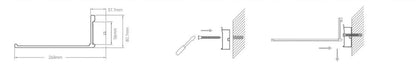 Lighting Shelf - L-shaped shelf with lighting