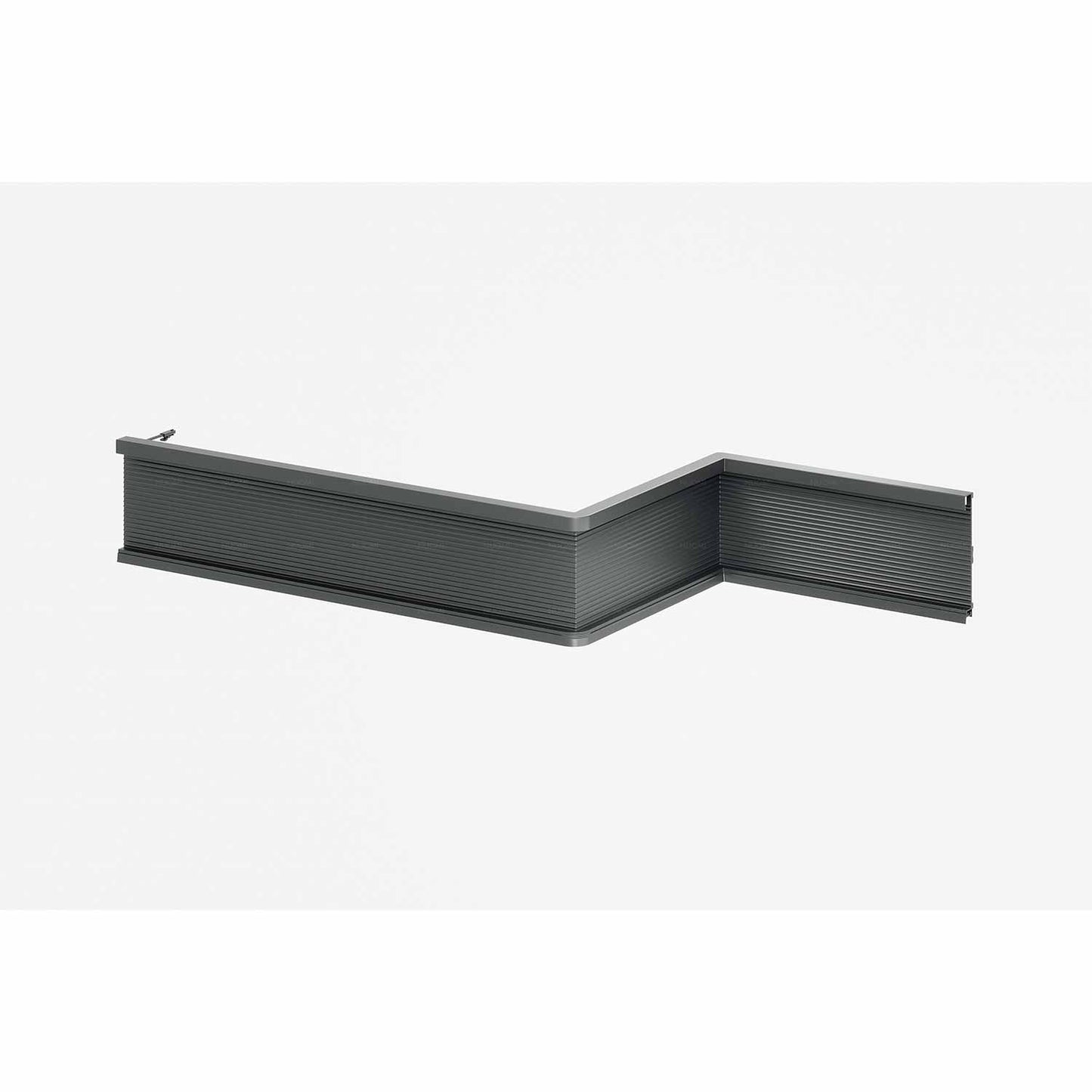 Skirting And Concealed Handle - Cabinet baseboard with lighting