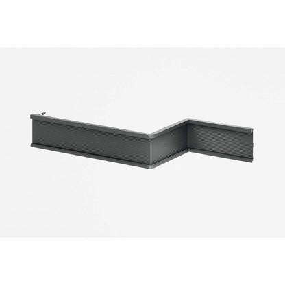 Skirting And Concealed Handle - Cabinet baseboard with lighting