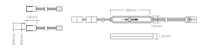 Lighting Accessories - Double control of door sensor switch