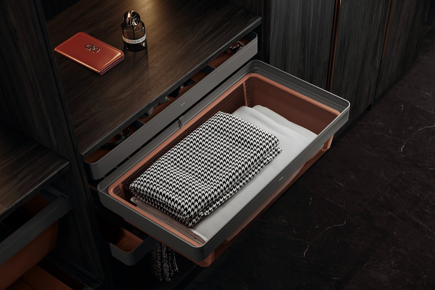 Ralphie Soft closing grid basket