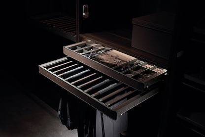 Hera series soft close trousers rack