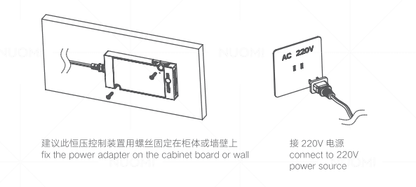 Lighting Accessories - Ultra thin constant voltage power source with smart control (driver)