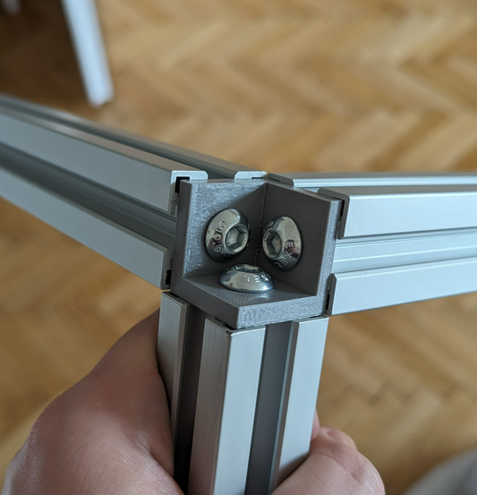 Skirting And Concealed Handle - Corner and connector