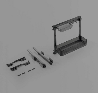 Amethyst Series Side Mount Basket Under Sink
