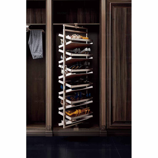 Violet pro series 360 degrees rotatable multi layer shoes rack