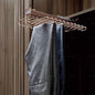 Violet pro series top install soft close s-shaped trousers rack