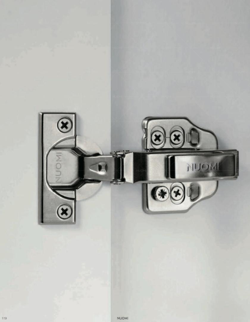 Hinge - 3D adjustment zero angle three section force buffering hinge fast mounted