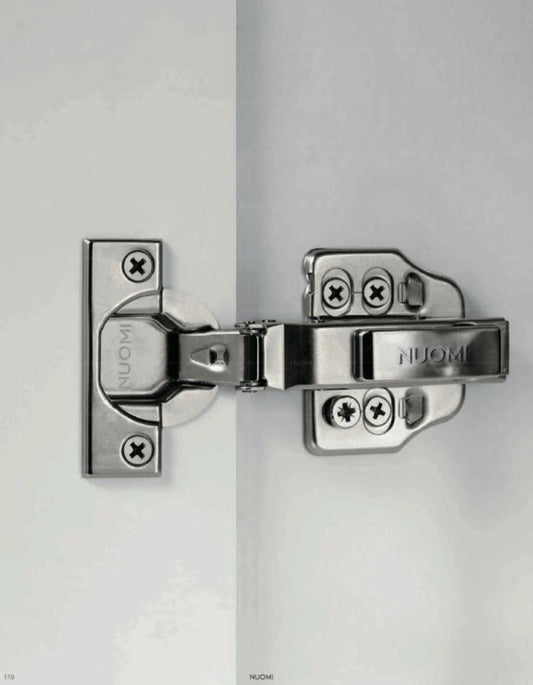 Hinge - 3D adjustment zero angle three section force buffering hinge fast mounted