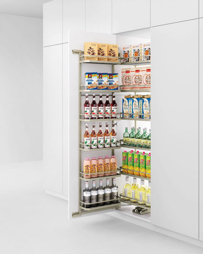 Champagne rose pantry roll out 6 tiers