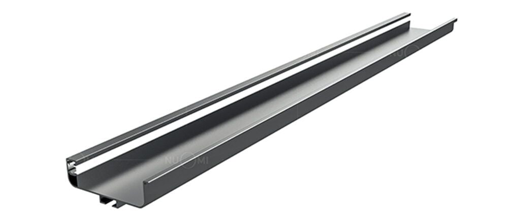 Skirting And Concealed Handle - Concealed handle for dual-open base cabinet