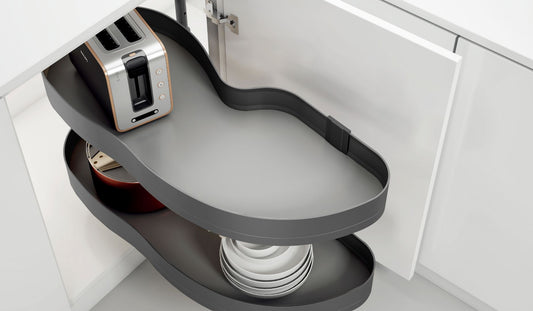 Encanto revolving saucer left and right opening