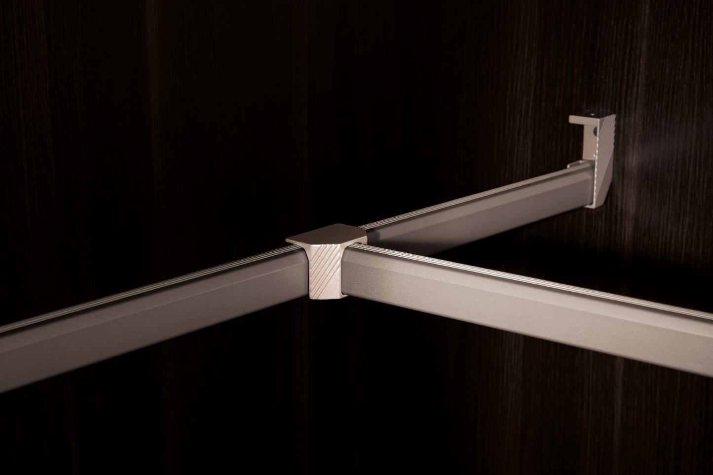 Violet holder for clothes rail 1