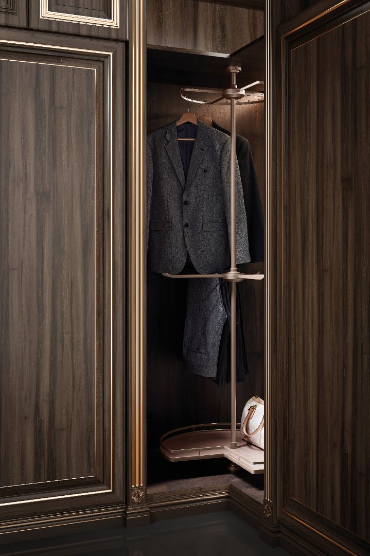 Violet high rotatable multifunctional shelf