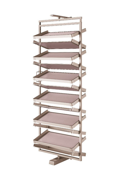 Violet 360 degrees rotatable multi tier shoes rack 12 layers