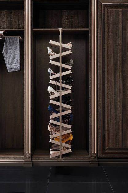 Violet 360 degrees rotatable multi tier shoes rack 12 layers