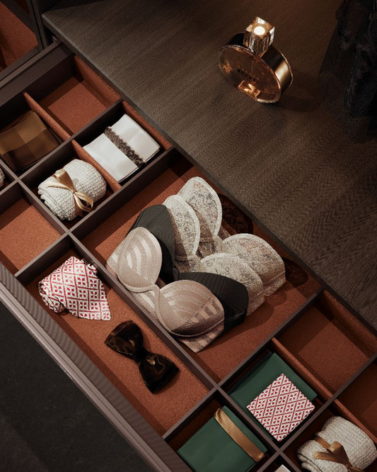 Ralphie soft closing underwear shelf