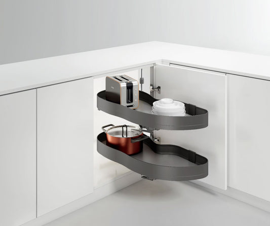 Encanto revolving saucer left and right opening