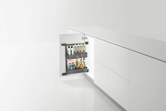 Encanto side basket attached door under sink