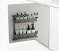 Lambo series side basket attached door under sink