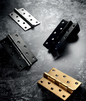 High end door lock solution hydraulic hinge